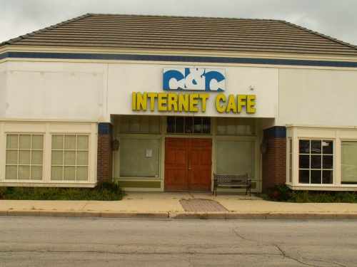 Closed Internet Cafe