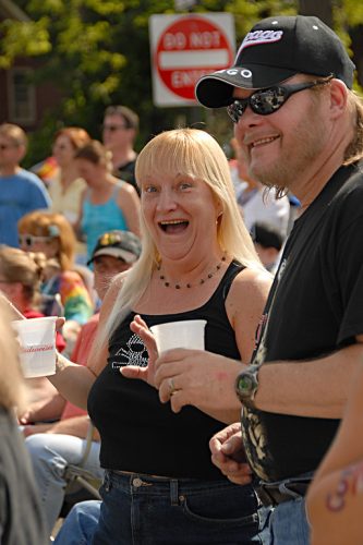 A Couple Enjoying the Show