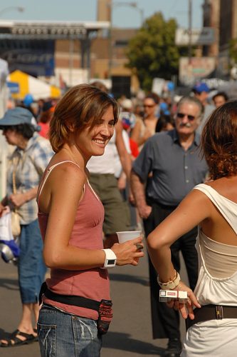 Girls in the Crowd