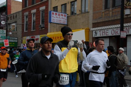 A Runner Taking Pictures Too