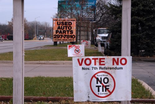 NO TIF Signs