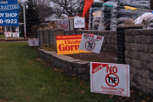 NO TIF Signs