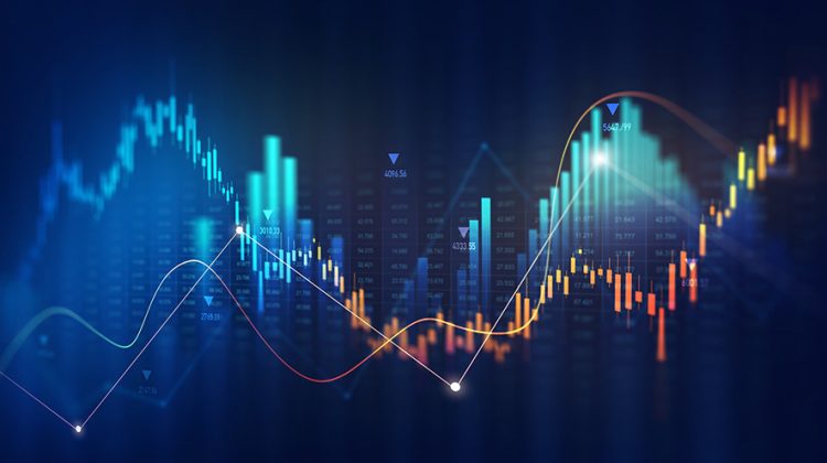Abstract representation of economics with lots of charts and numbers. (iStock illustration ID:2148264573)