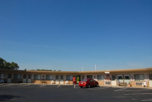 Plaza Motel Parking Lot