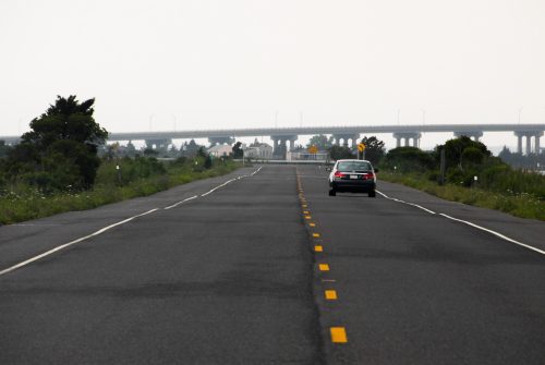 Road at the Jersey Shore